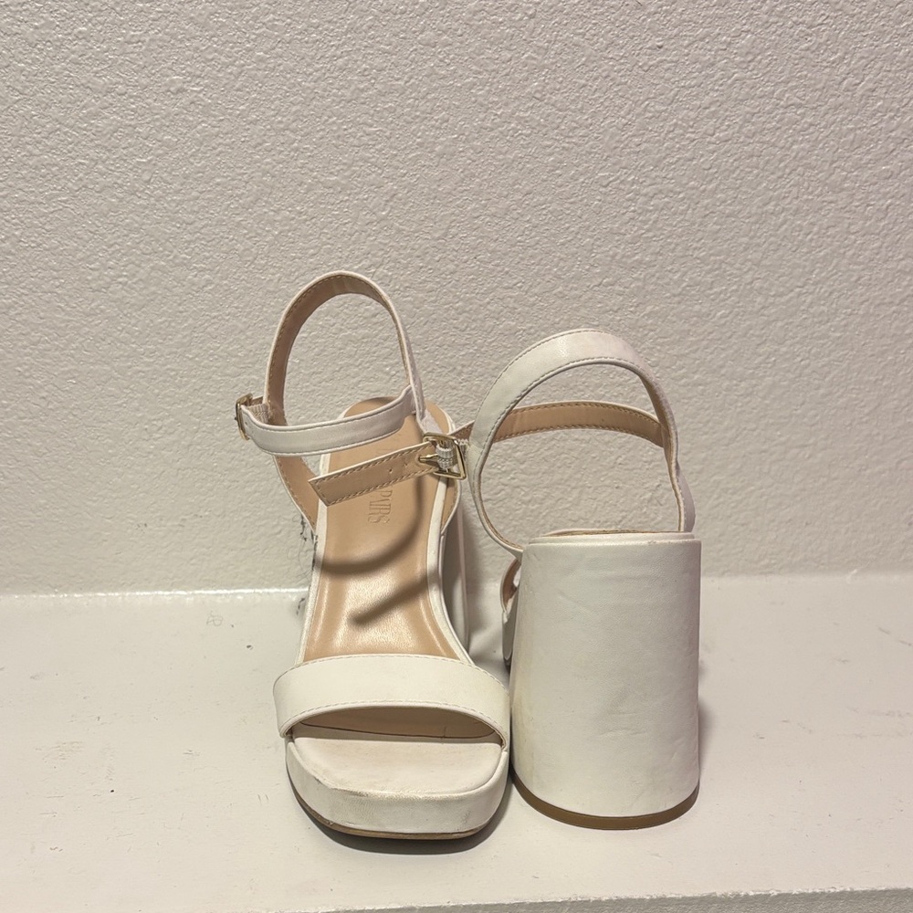Dream Pairs White Heels Elegant Design